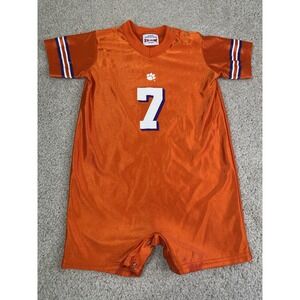 Clemson Tigers One Piece Baby Jersey #7 Vintage - Infant Toddler Size 24 Months